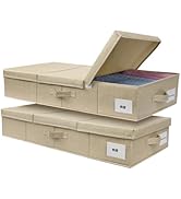 Amazon｜yazi ベッド下収納ボックス 高さ15cm 大容量 折り畳み ベッド